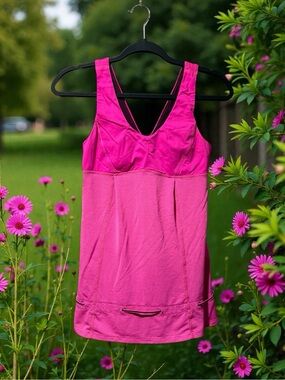 Lululemon Athletica Bright Pink Tank Top